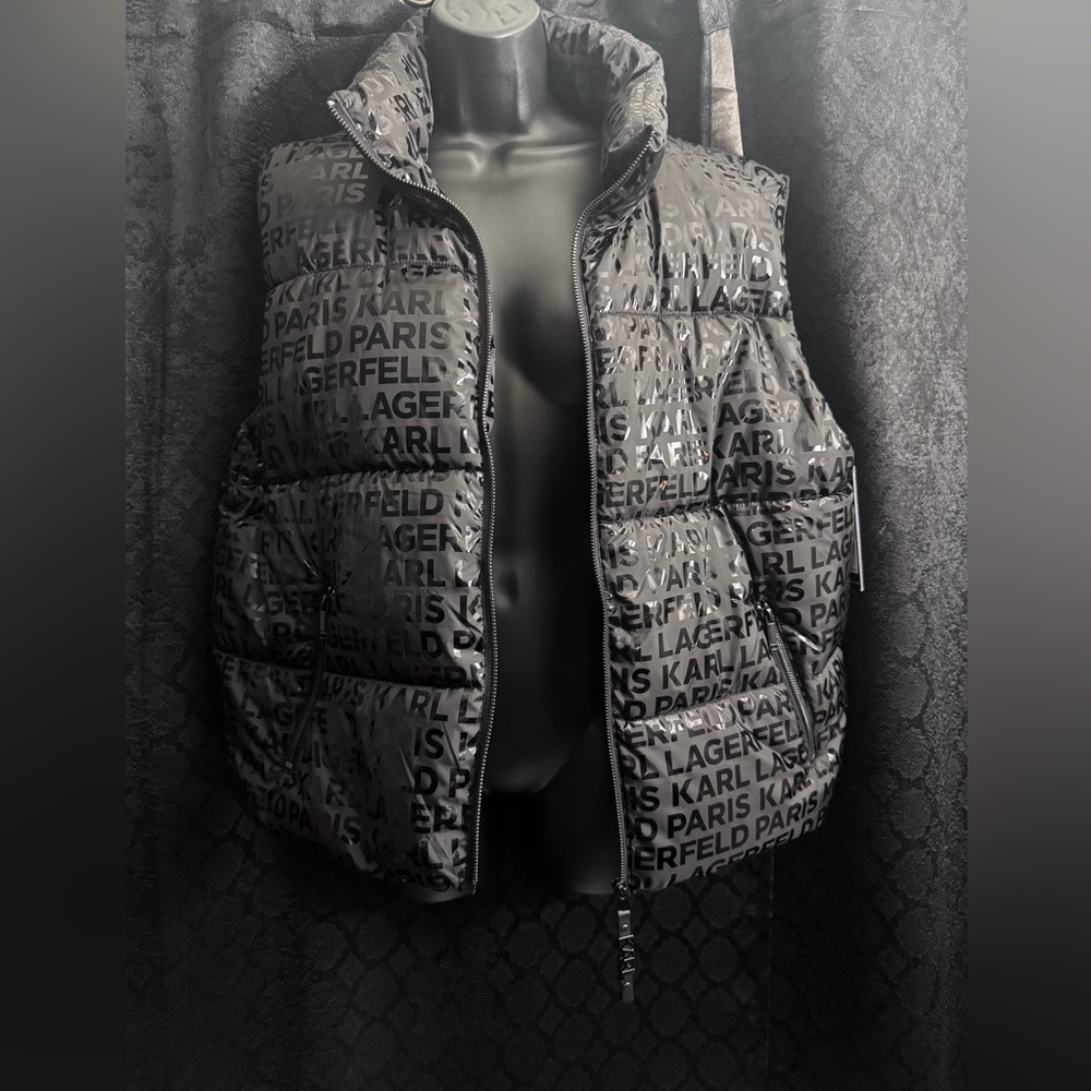 NWT Karl Kagerfeld Puffer Vest